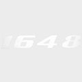 Lowe Boat Model Brand Decal 2195966 - 1648 White Vinyl 6 1/2 X 1 Inch