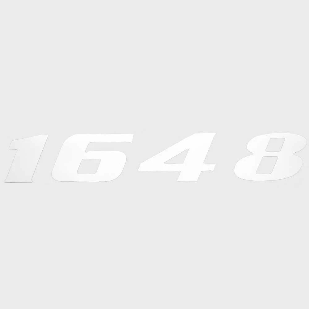 Lowe Boat Model Brand Decal 2195966 - 1648 White Vinyl 6 1/2 X 1 Inch