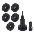 Comprehensive Rust Removal Solution 8PCS Tools for Brake Discs and Hub Shafts