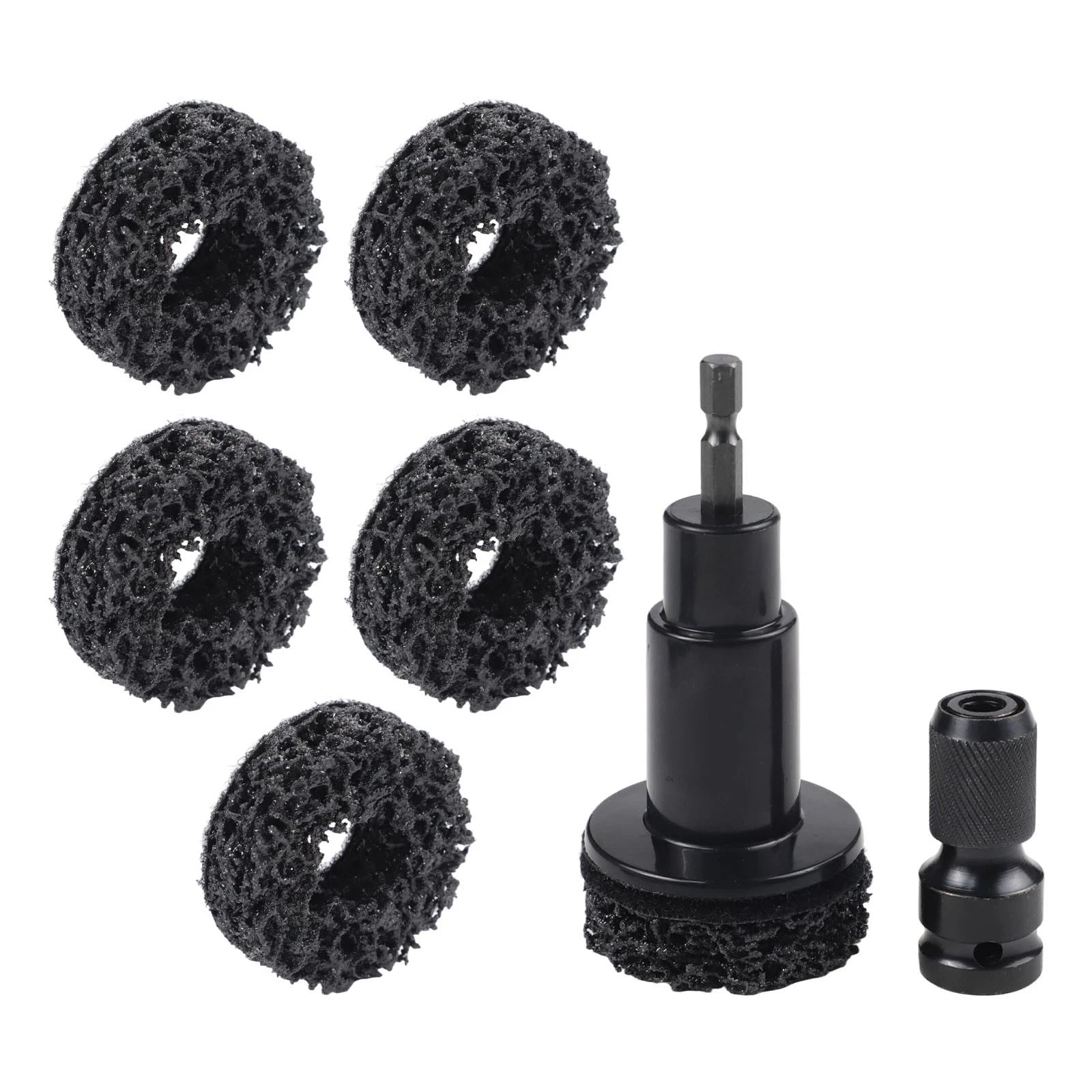 Comprehensive Rust Removal Solution 8PCS Tools for Brake Discs and Hub Shafts