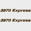 Cruisers Boat Decal Stickers V1687100 - 3970 Express Gold Black (pair)
