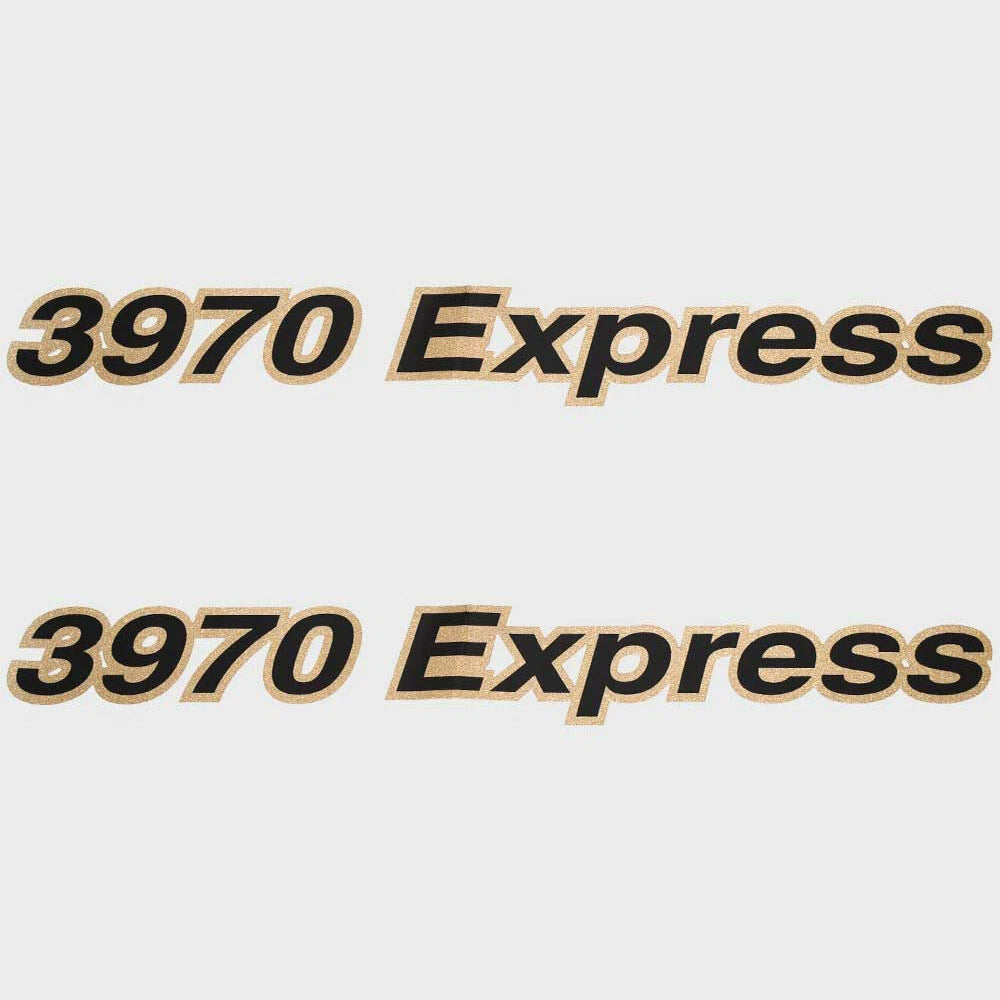 Cruisers Boat Decal Stickers V1687100 - 3970 Express Gold Black (pair)