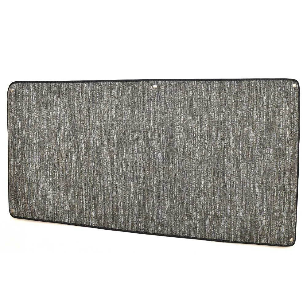 Cobalt Boat Snap-In Floor Mat 406744 - Black White Tan Woven Vinyl