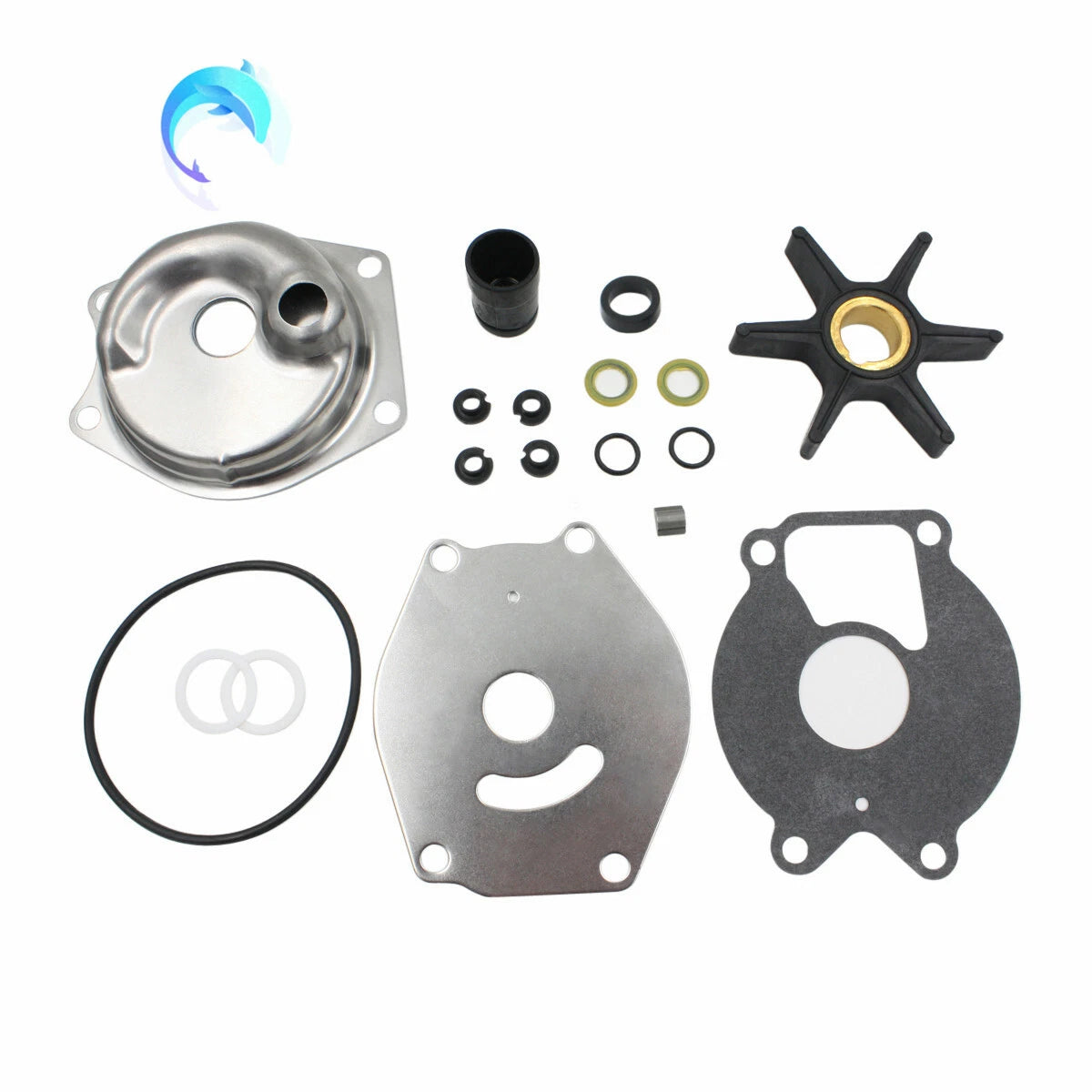 Water Pump Impeller KIT 46-99157T 2 LC for Mercury 9.9- 25HP Force 25-40-50 Boat