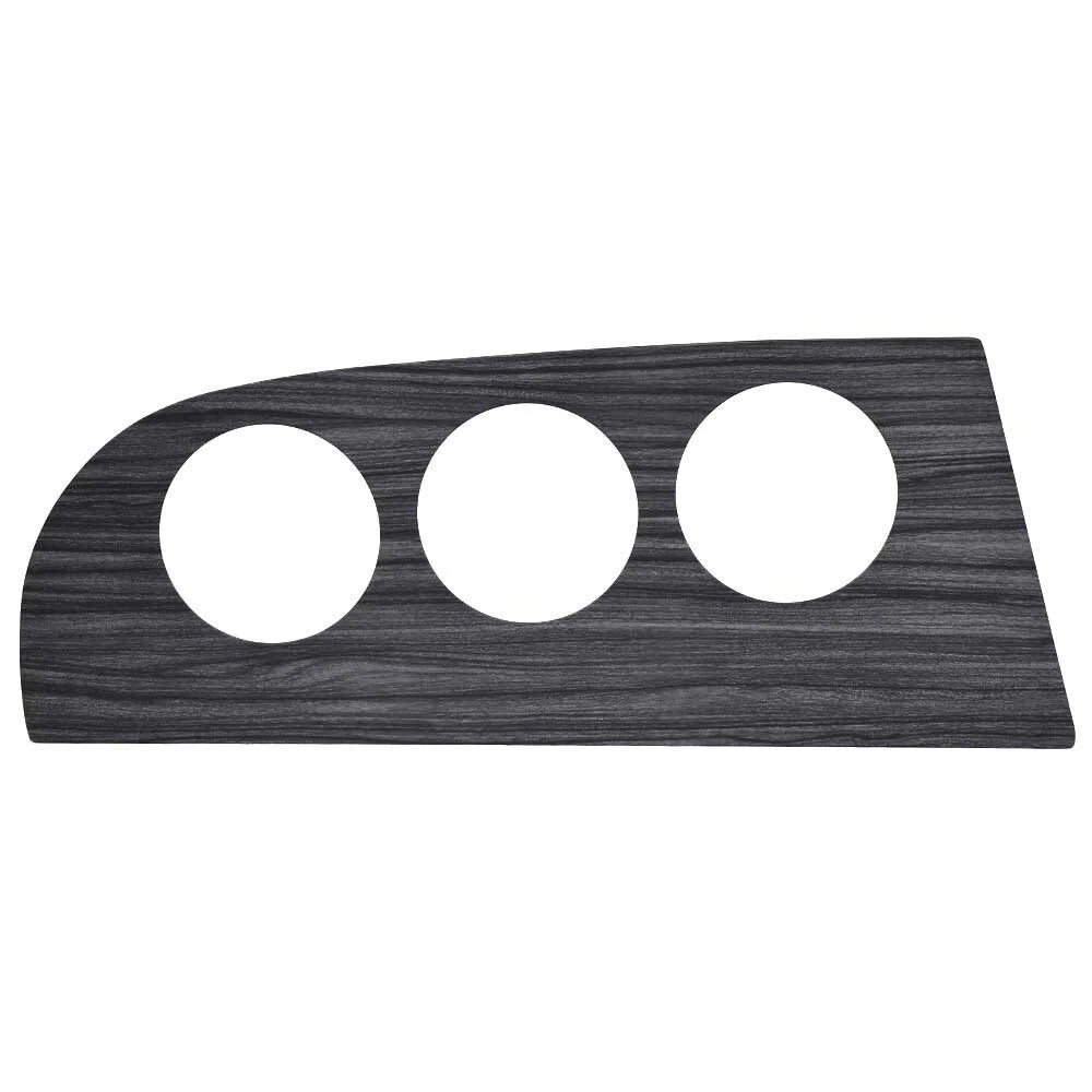 Cobalt Boat Blank Gauge Panel 406537MG - Faux Woodgrain Dark Gray