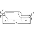 1117-2550 - Muffler Fits Ford/ Holland