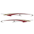 Rinker Boat Graphic Decals 218389 - Captiva Red Stickers (set of 2)