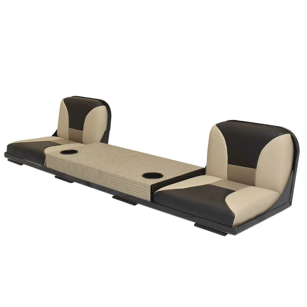 G3 Boat Flip Deck Seat 73291083 - Transom Bench Beige Black 17-21