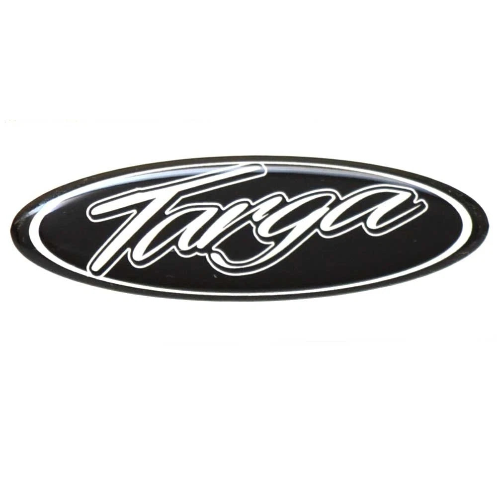 Tracker Boat Raised Decal Sticker 185082 - Targa Black Silver