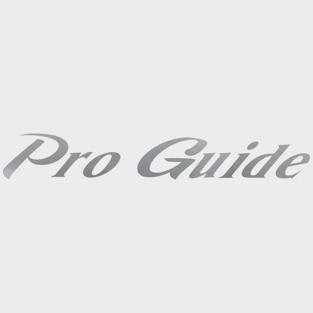 Lund Boat Brand Decal 2095960 - Pro Guide Metallic Silver 11 1/8 Inch