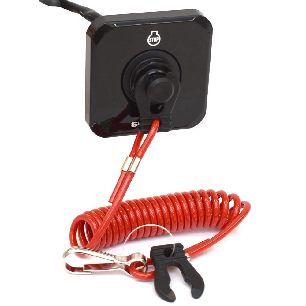 Suzuki Boat Emergency Stop Panel 37803-98L00 - 2 1/2 Inch with Lanyard