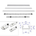 1pc T Track Miter Track Miter Bar Slider Table Saw Miter Tool 300mm/450mm
