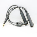 Cobalt Boat Stereo Y-Splitter Cable - 19 Inch 3.5mm Jacks