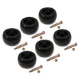 (pack of 6) Deck Wheels for John Deere AM116299, M84690 & Case 25139 Heavy Duty
