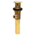 Carver Boat Pop-Up Sink Drain - with Overflow 1 1/2 Inch Brushed Brass
