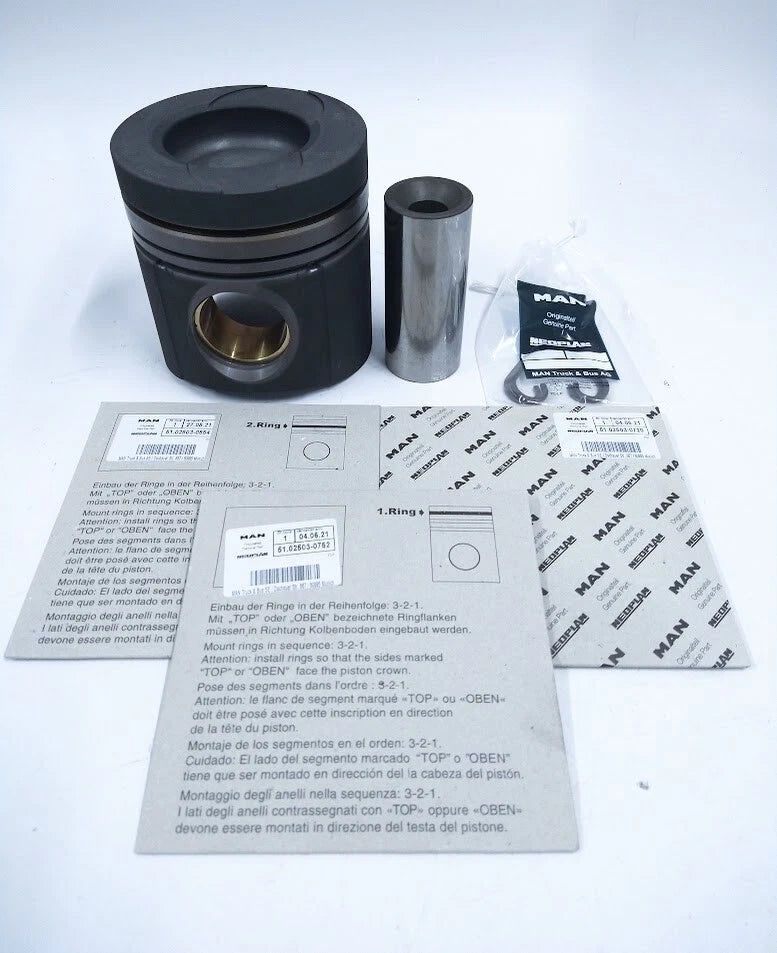 MAN Marine 51.02511-7398, Diesel Engine Piston Assembly Kit, OEM
