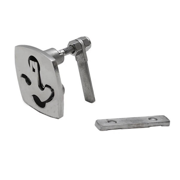 Tracker Boat Flush Mount Latch 002089 - 2 3/8 Inch Stainless Steel
