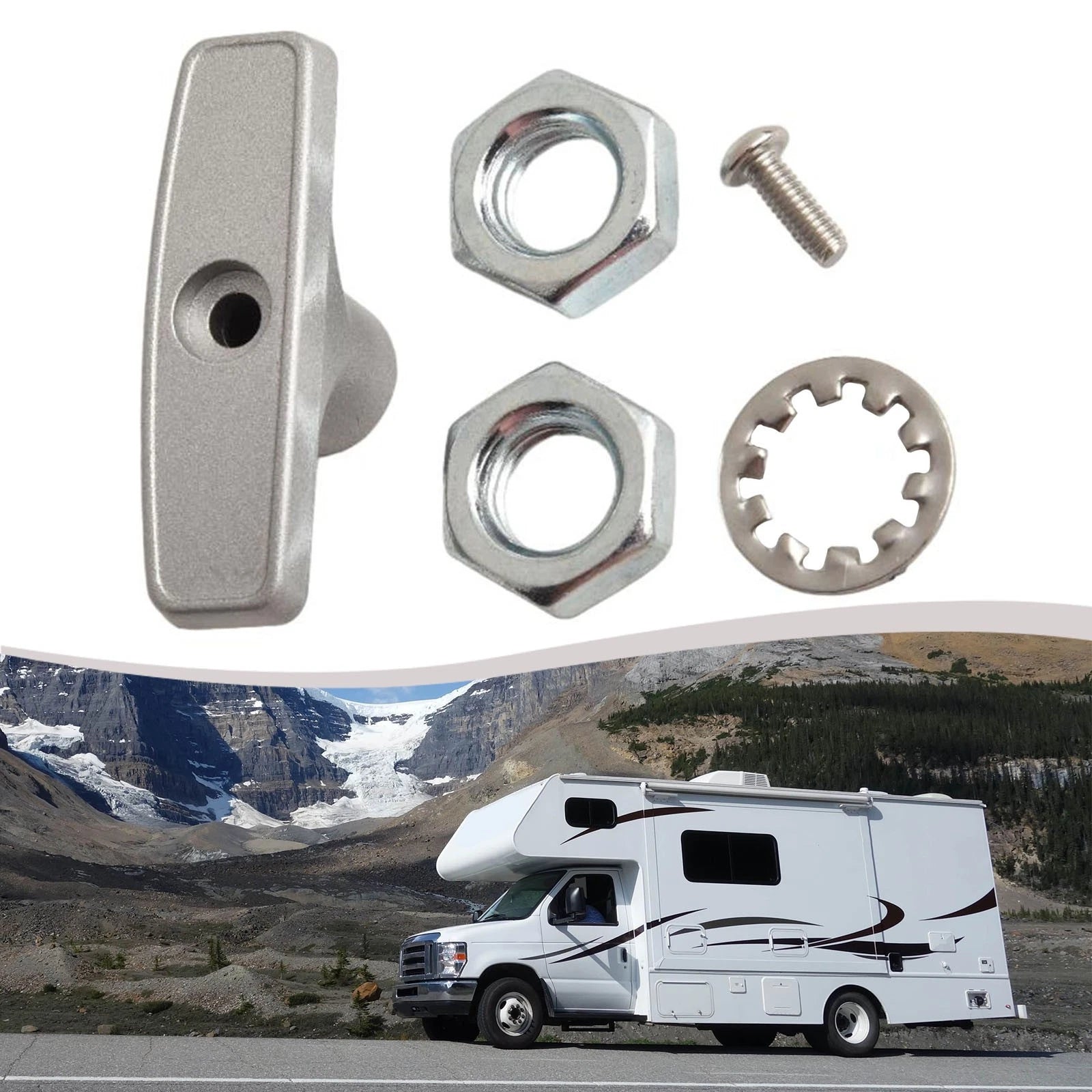 Non Deformed RV Waste Valve Handle Replacement for Camper Sewer Tank Dump