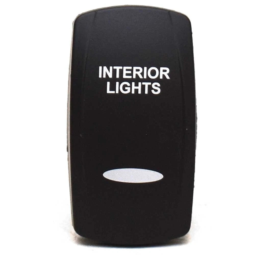 Carling Boat Rocker Switch - On/Off/On Interior Lights 12V - 20A