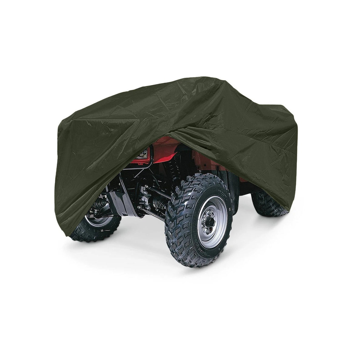 Universal Olive ATV Quad Storage Cover Fits ATVs Up to 83" L Breathable Durable