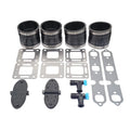 Mercruiser 4" Exhaust Manifold Kit Bellow and Gasket Shutter Fit GM 229/262 CID