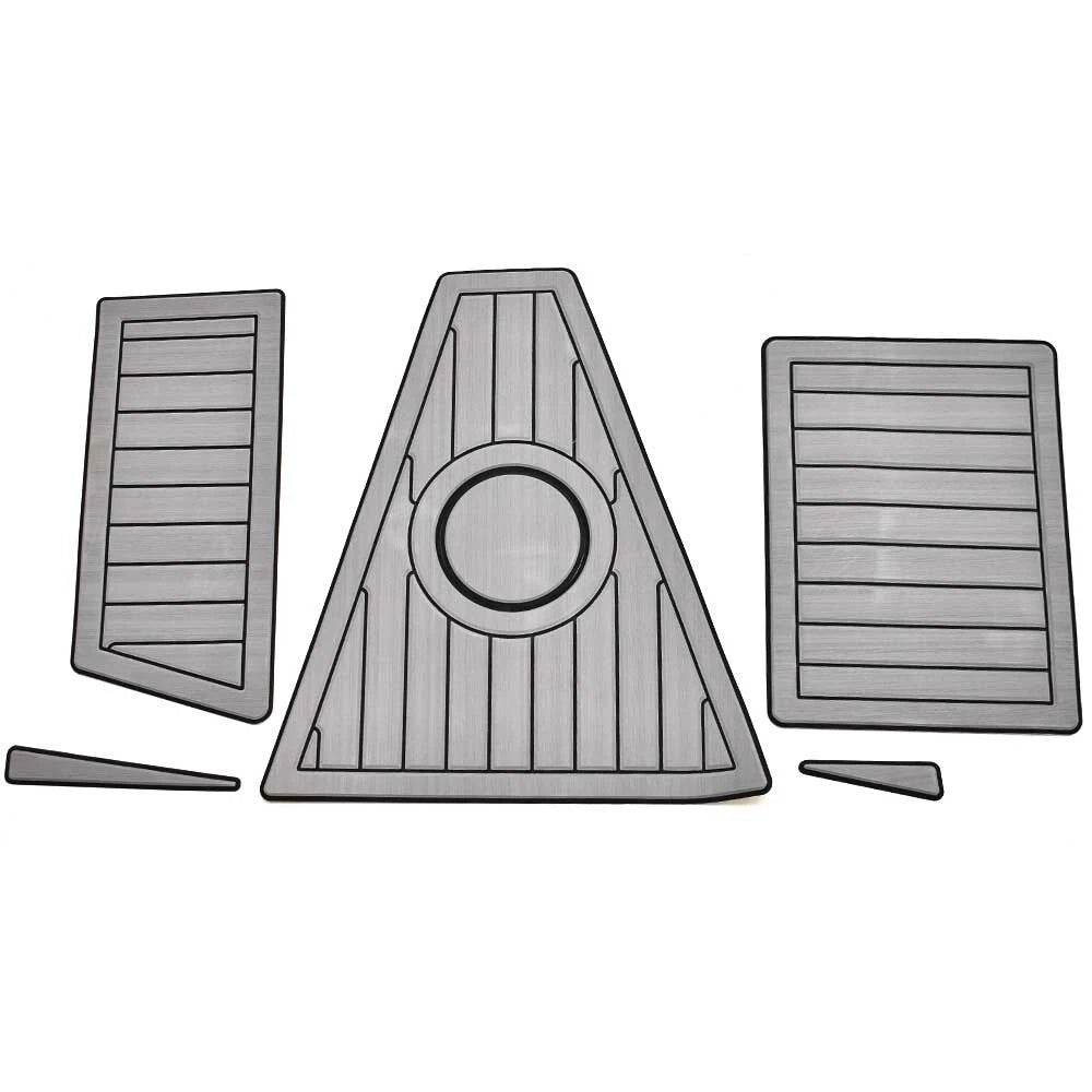 Larson Boat Non-Skid Deck Mats 8137949 - MarineMat Gray Black (5PC)