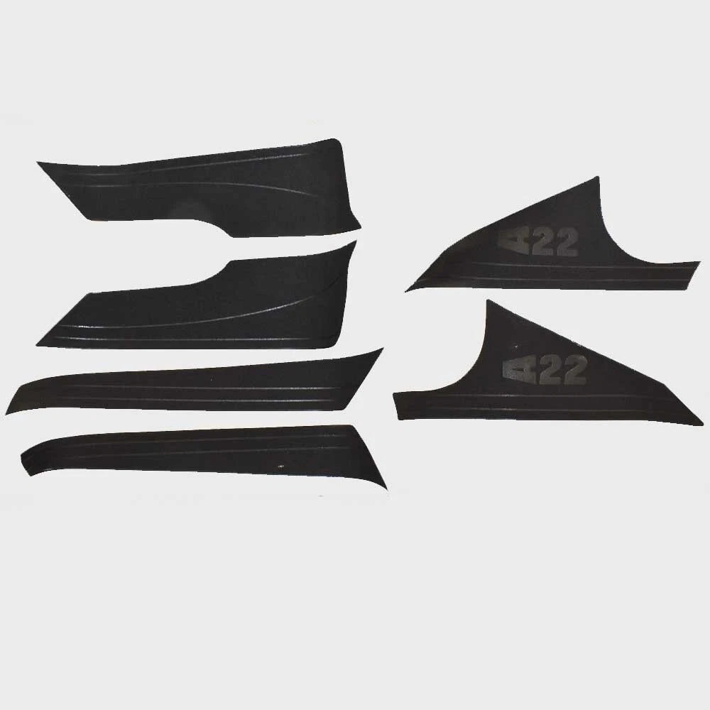 Axis Boat Non-Skid Deck Track 5532075 - 2010 A22 Black (set of 6)