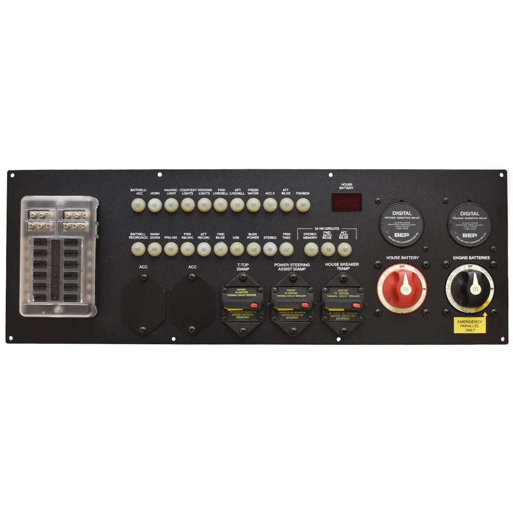 Blue Wave Boat Breaker Panel PPE000067 - 8 X 23 Inch Aluminum