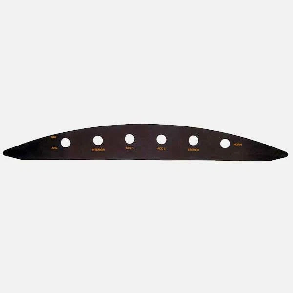 Crestliner Boat Panel Decal - Black Sticker