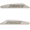 Crownline Boat Hull Badge Plates 22992 - 200CC Model (set of 2)