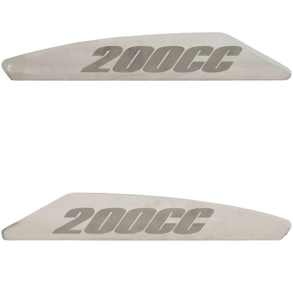 Crownline Boat Hull Badge Plates 22992 - 200CC Model (set of 2)