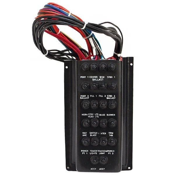 Centurion Boat Breaker Panel - 9 X 5 1/4 Inch Black Plastic