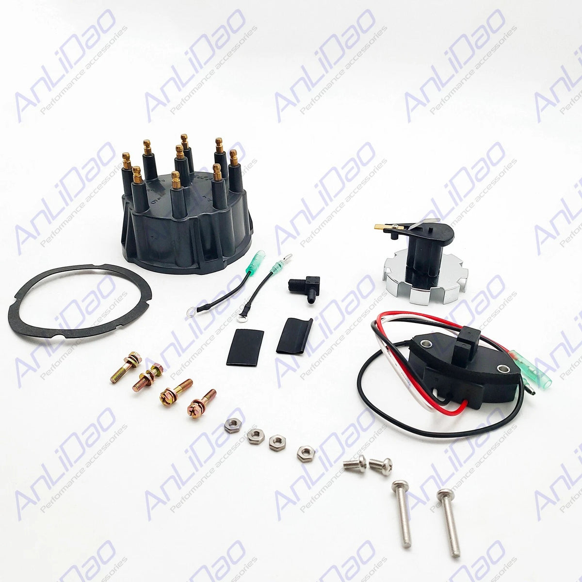 Replaces Fit Mercruiser V8 Ignition Sensor & Tune-Up Kit Cap, Rotor 87-892150Q02