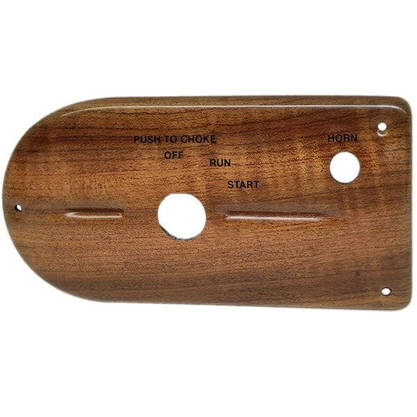 Lund Boat Ignition Panel Blank 2006130 - 7 Inch Faux Woodgrain