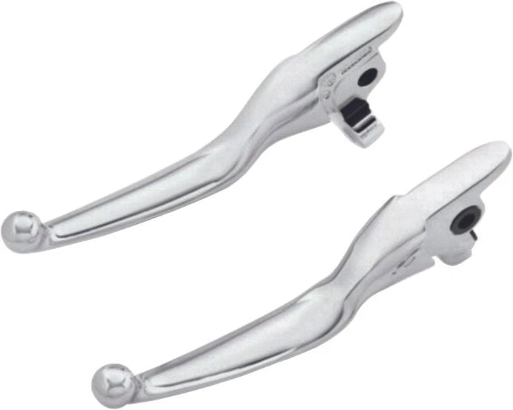 HARDDRIVE Chrome Brake & Clutch Lever Set for Harley Davidson FLHR FLHT
