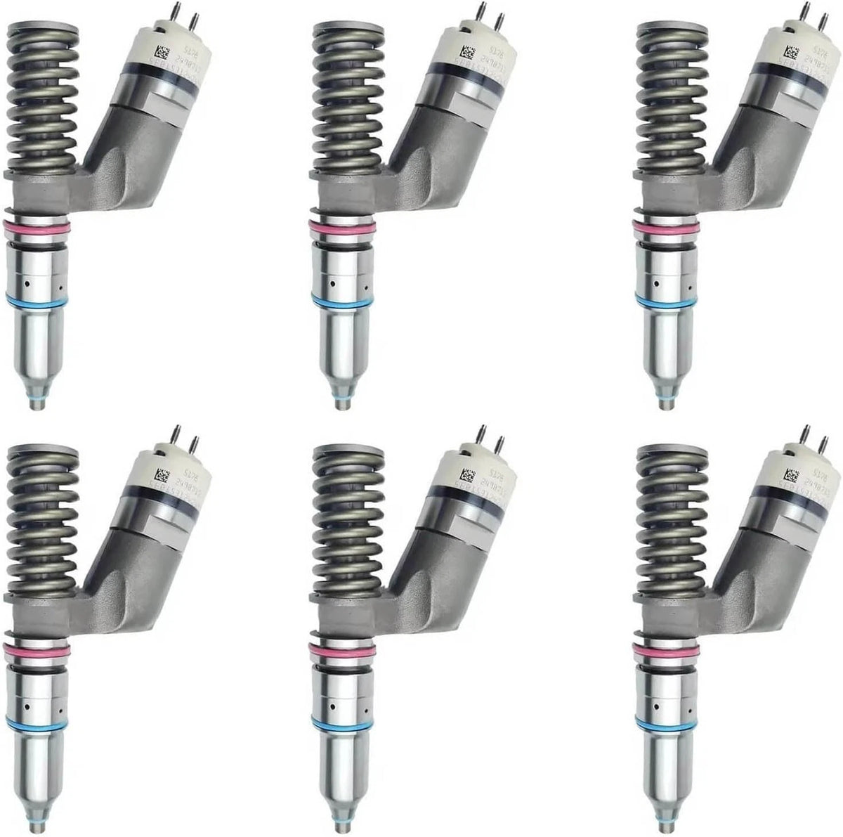 6 Pcs Fuel Injector 249-0713 for Caterpillar CAT Engine C11 C13 Excavator 345C