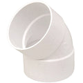Canplas Boat PVC Elbow Pipe 41 4183 - 3 Inch 45° Hub X Hub