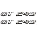 Glastron Boat Decal - Sticker 0573143 - 8 1/2 Inch GT 249 (pair)