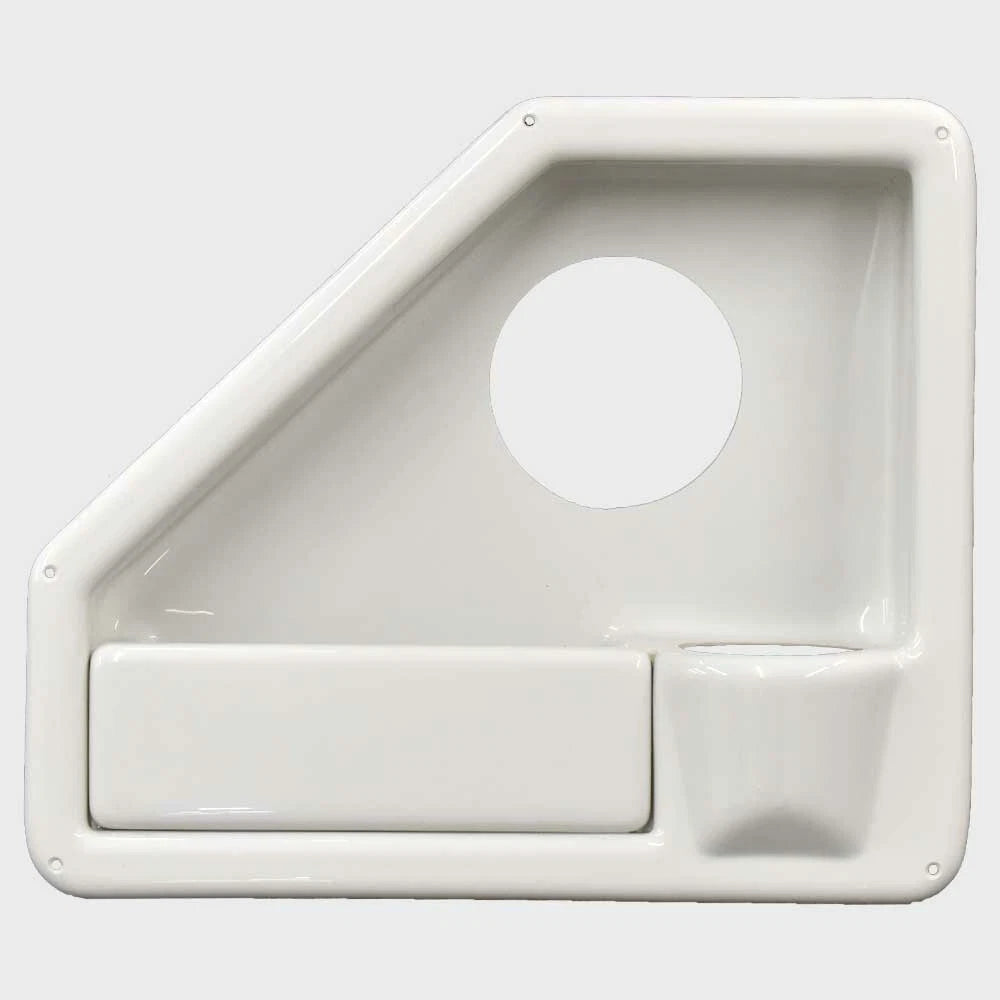 Crownline Boat Coaming Tub Box 61826 - with Cup Holder White (PORT)