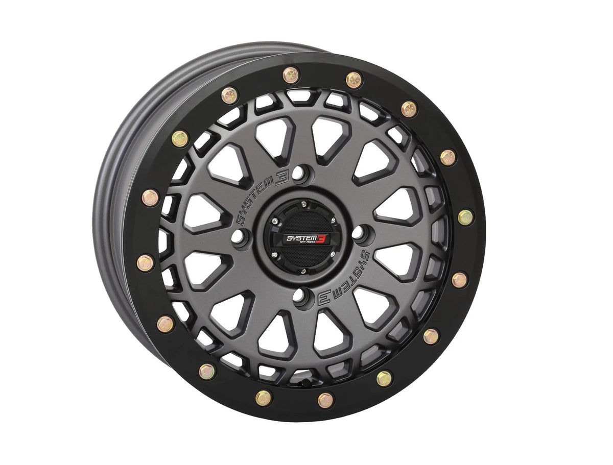 SYSTEM 3 SB6 Bl Wheel 15x7 5+2 +38mm Fit Polaris RZR ATV UTV