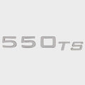 Tahoe Boat Raised Emblem Decal 182469 - 550 TS Silver Sticker