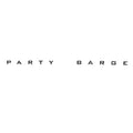 Tracker Boat Raised Decal - Party Barge Black Sticker