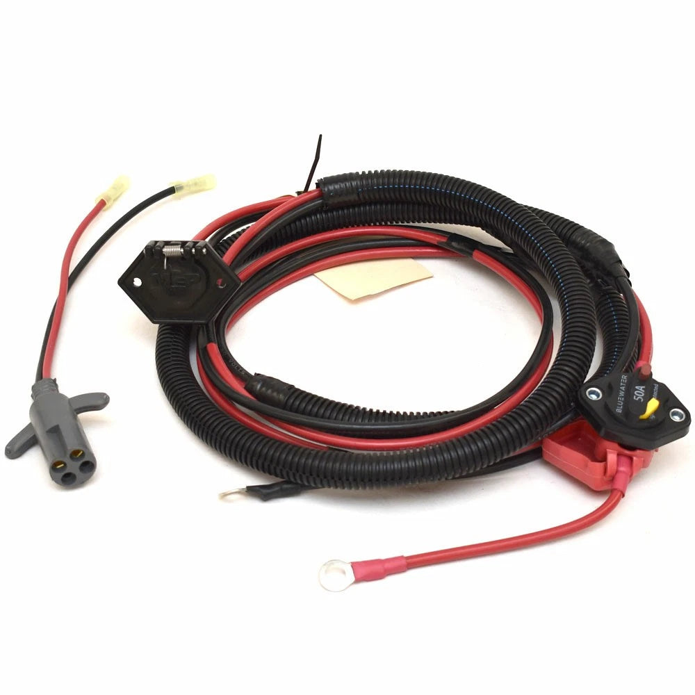 Lund Boat Trolling Motor Harness 2208690 - 50A with Breaker 10 FT