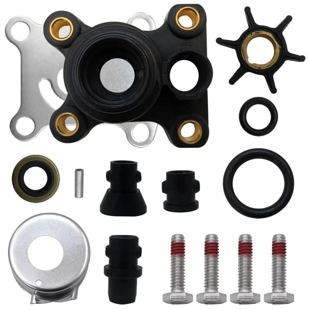 394711 Water Pump Impeller Kit for Johnson Evinrude 9.9-15HP Outboard 1974-UP