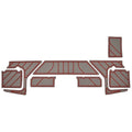 2025 Monterey Elite 30 Boat Mats 25190132-00-SE AD - Gray - Red (kit)