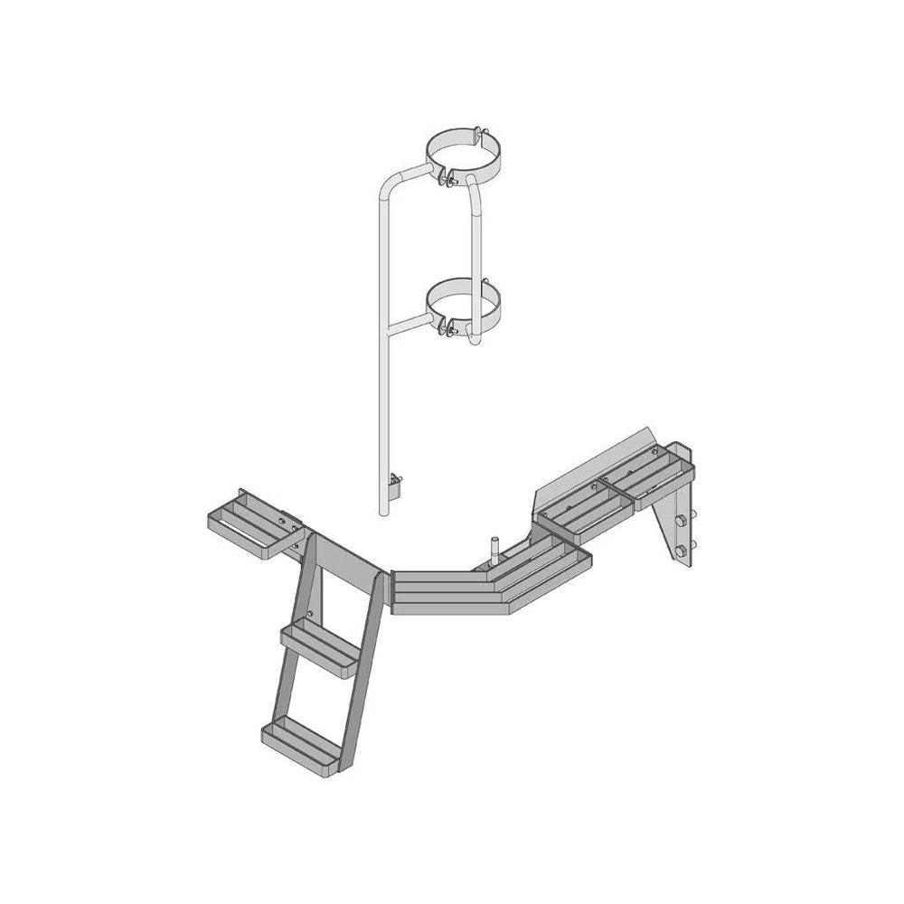 John Deere Window Step & Handrail (interim Tier 4 & Earlier)