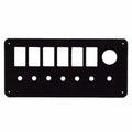 Hurricane Boat Blank Console Switch Panel 238797 - SunDeck Black