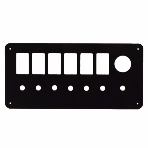 Hurricane Boat Blank Console Switch Panel 238797 - SunDeck Black