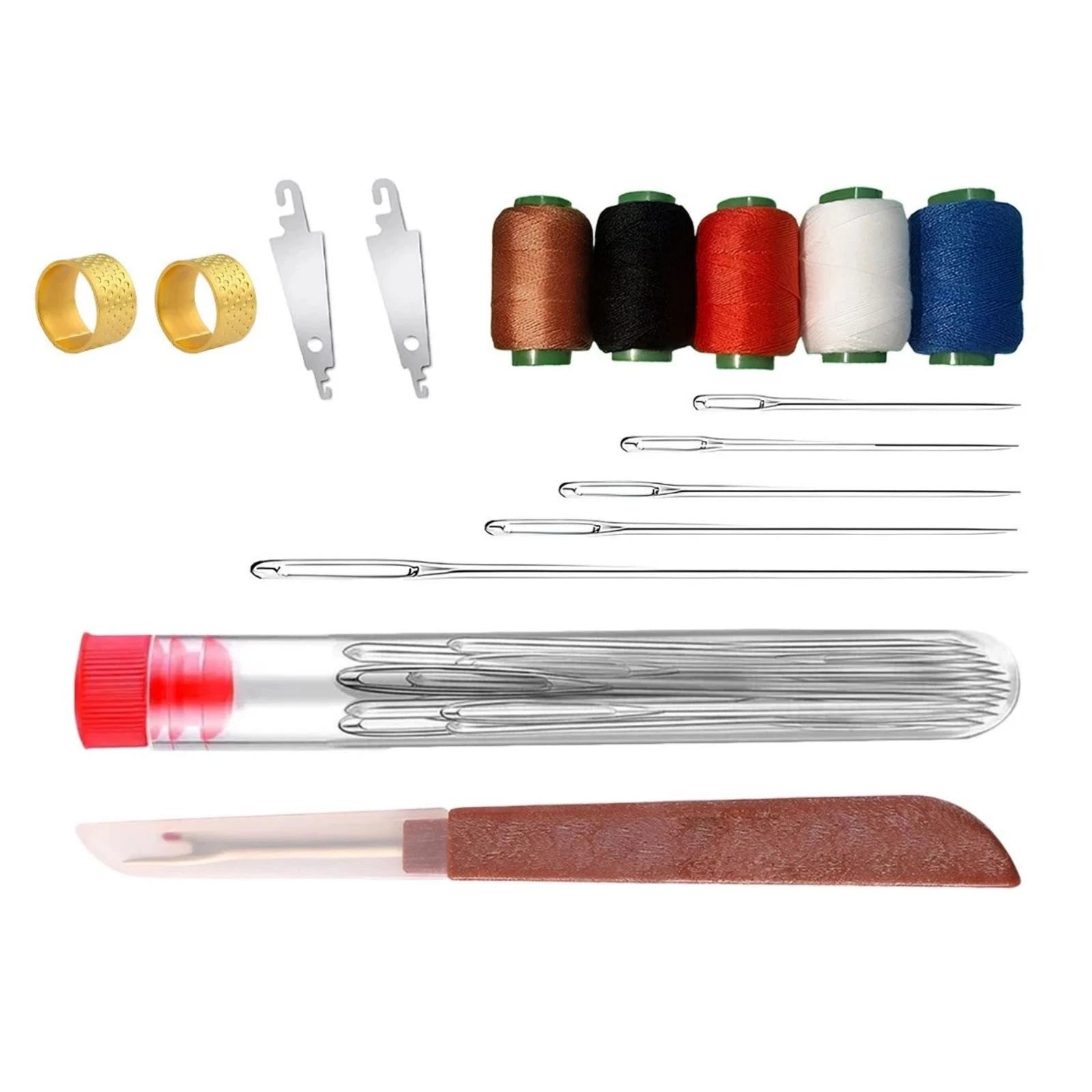 For Emergency Repair 36 Piece Sewing Set Needle Thread Tools Portable Kit