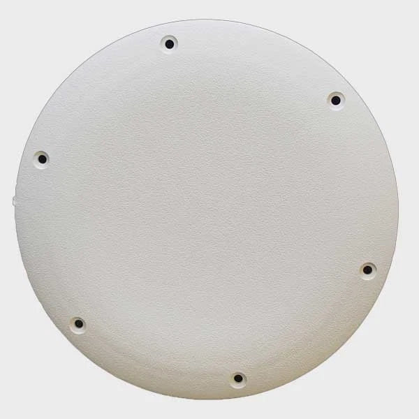 Jim Black Boat Access Plate 585-8-02 - 8 Inch Dream White